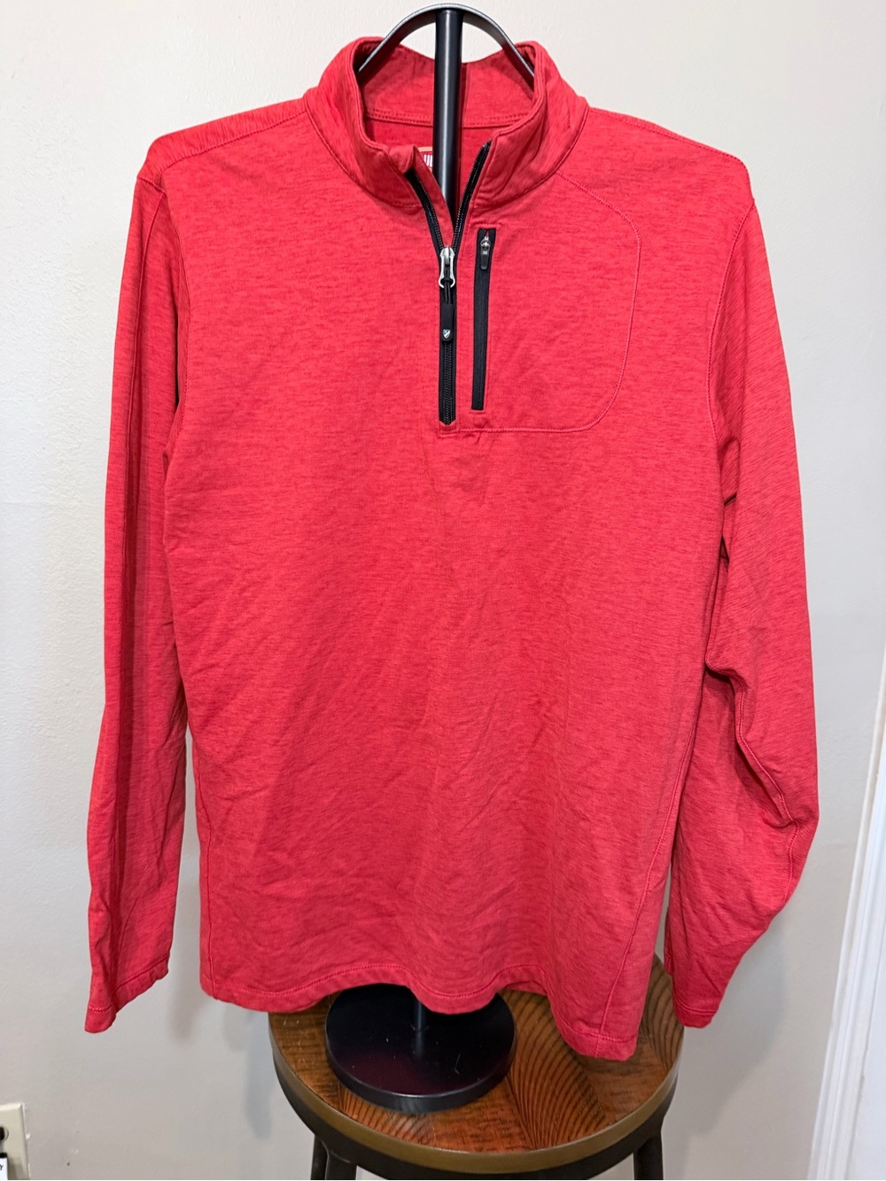 Daniel Cremieux Red Quarter-Zip Pullover